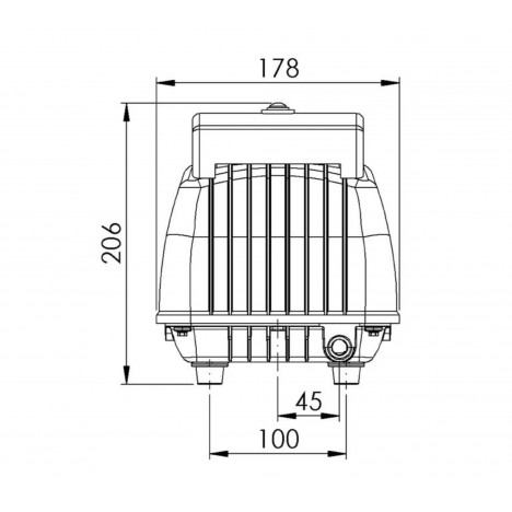 Kompresors DBMS-60, ar atslēgšanās releju Air Mac