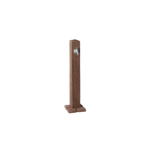 WOOD uzpildes pilārs (tumšs koks)