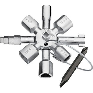 Universāla atslēga KNIPEX TwinKey® inženiertehnisk
