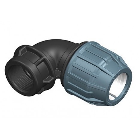 PP Kompresijas līkums ar iekšējo vītni, Pn10 