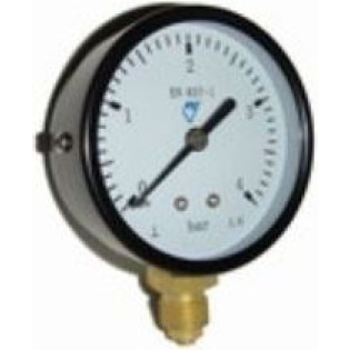 Manometrs D50R 0-6bar G1/4" (met/stikls) Prematlak