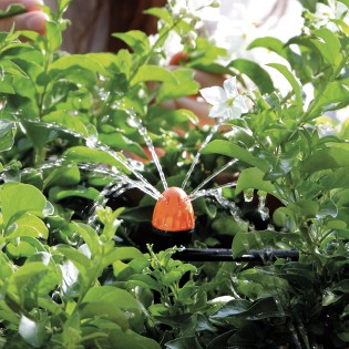 Regulējams smidzinātājs uz spraudņa 0-40 l/h