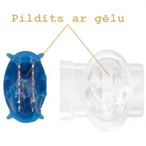 Kontrolkabeļa savienojuma klipši ar gēlu