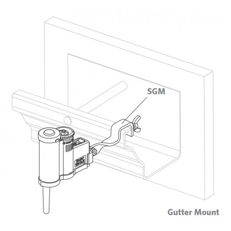 Sensoru notekas stiprinājums
