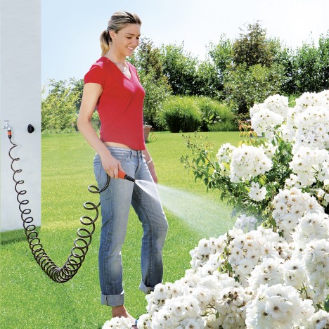 Spirālveida šļūtene ar laistīšanas pistoli SPIRAL KIT