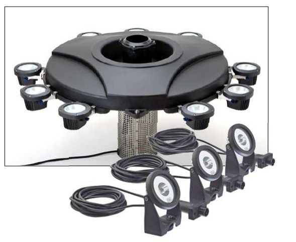 OASE AirFlo ar 3 LED apgaismojuma komplektiem