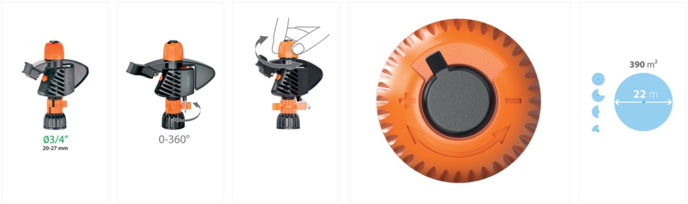 Claber 3/4 Impact Female Head